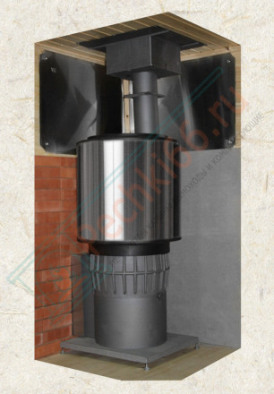 Чугунная печь для бани Карелия-5 с закрытой каменкой (Карелия)