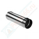 Труба прямая L=500 без изол (НЕРЖ-321/0,5) d-115 (Дымок-Lux) Труба прямая L=500 без изол (НЕРЖ-321/0,5) d-115 (Дымок-Lux)