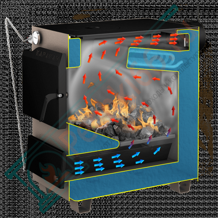 Котел на твердом топливе Каракан 20ТПЭ 3 (Стэн)