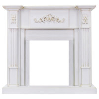 Портал Dimplex Martin - Белый дуб, патина золото (Высота 1080мм)