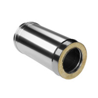 Сэндвич труба для дымохода L=500 (НЕРЖ-321/0,8-НЕРЖ-439/0,5) d-200/280 (Дымок-Lux) Сэндвич труба для дымохода L=500 (НЕРЖ-321/0,8-НЕРЖ-439/0,5) d-200/280 (Дымок-Lux)