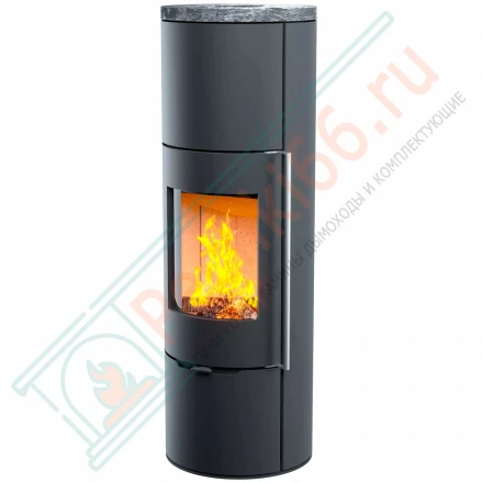 Печь камин R1 высотой 1500 мм на дровнике (Астов)