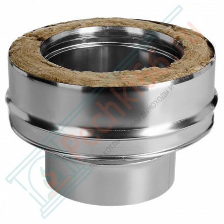 Переход моно-термо (НЕРЖ-321/0,8-НЕРЖ-439/0,5) d-150/230 (Дымок-Lux)