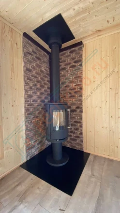 Печь-камин Morso Morsø 7449 под ключ (монтаж 06.2021)