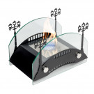 Биокамин Пушкинский мост S, чёрный (LuxFire) Биокамин Пушкинский мост S, чёрный (LuxFire)