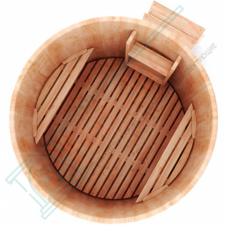 Купель кедровая круглая 110х110х100 (НКЗ)