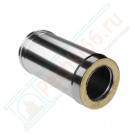 Сэндвич труба для дымохода L=500 (НЕРЖ-321/0,5-НЕРЖ-439/0,5) d-180/260 (Дымок-Lux) Сэндвич труба для дымохода L=500 (НЕРЖ-321/0,5-НЕРЖ-439/0,5) d-180/260 (Дымок-Lux)