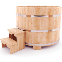 Купель кедровая круглая 150х150х120 (НКЗ)