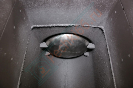 Печь банная Атмосфера XL, верде гватемала ламель+сетка с газовой горелкой 24 кВт (ProMetall) 26м3