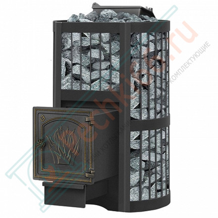 Чугунная печь для бани Ураган Стандарт 16 ДТ-4 (Везувий) до 18 м3