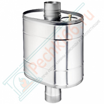 Натрубный бак для воды (НЕРЖ-439/0,8мм) 43 л, d-115 (УМК)