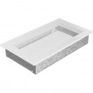 Решётка вентиляционная каминная белая 170х300 30B (Kratki) Решётка вентиляционная каминная белая 170х300 30B (Kratki)