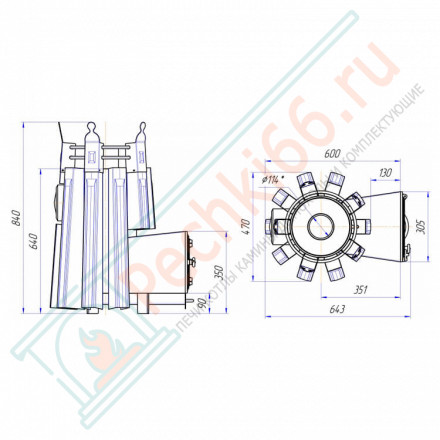 Банная печь Августа стронг (Добросталь)