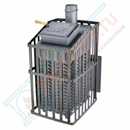 Чугунная печь для бани Гефест GFS-ЗК 45 (П) Ураган (ТехноЛит)