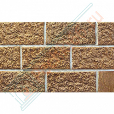 Плитка прямая Старый Замок Макси (0.8 м2 в коробке) (Терракот)