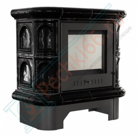 Изразцовая печь-камин WK440, черная (Kratki)