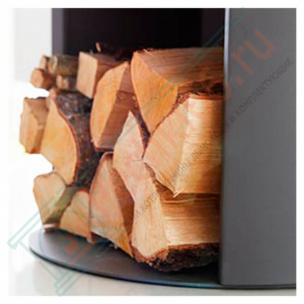 Печь-камин 510G:1 Style, верх чугун, цвет серый (Contura)