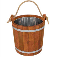 Запарник 16л. с нержавеющей вставкой, ДУБ (Woodson) Запарник 16л. с нержавеющей вставкой, ДУБ (Woodson)