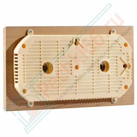 Термогигрометр квадратный 224-THD,кедр (Sawo)