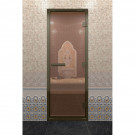 Стеклянная дверь DoorWood «Хамам бронза» в бронзовом профиле 1900х800 (по коробке) Стеклянная дверь DoorWood «Хамам бронза» в бронзовом профиле 1900х800 (по коробке)