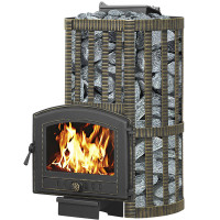 Чугунная печь для бани Ураган Ковка 28 224 (Везувий) до 30 м3