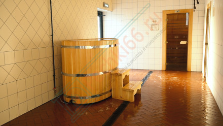 Купель кедровая овальная 120х200х120 (НКЗ)