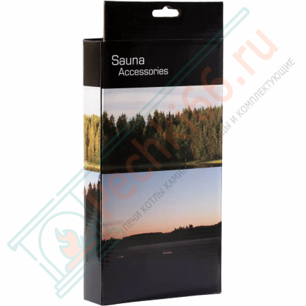 Термогигрометр овальный 222-THА, осина (Sawo)