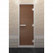Стеклянная дверь DoorWood Хамам Бронза матовая 210х80 (по коробке)