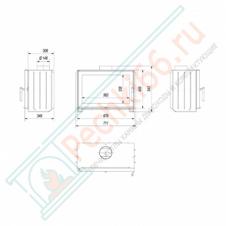 Стальная топка Jas (Kratki)
