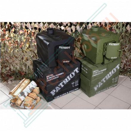 Отопительная печь Patriot 200, черный (Grill’D) до 200 м3