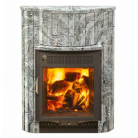 Портал для печи (Мини или Оптима) серии 'Ламель' - Жадеит (Feringer)