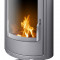 Печь-камин Arktis 8 поворотный, серая сталь (ABX)
