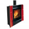 Печь-камин Plasma 80:26, цвет бордовый (La Nordica)