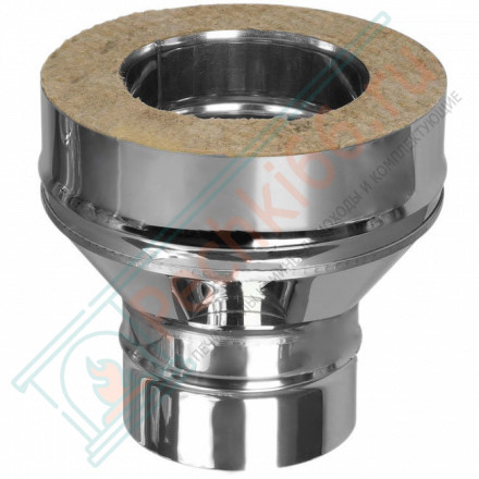 Переход конус моно-термо V50R (AISI-321/0,8-AISI-304/0,5) d-200/300 (Вулкан-Cerablanket)