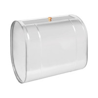 Бак выносной горизонтальный для теплообменника (НЕРЖ-439/0,8мм) 90 л (Россия)