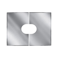 Фланец разрезной 21/32º без изол 750х860 на трубу V50R (AISI-304/0,5) d-150/250 (Вулкан)