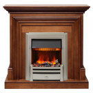Электрический Каминокомплект Bradford - Орех с очагом Chesford Электрический Каминокомплект Bradford - Орех с очагом Chesford