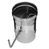 Шибер-поворотный (Aisi-304/0,8) d-150 (Ferrum Austenite HF) Шибер-поворотный (Aisi-304/0,8) d-150 (Ferrum Austenite HF)