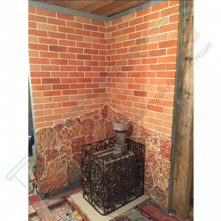 Плитка прямая Леонардо Классик Макси (0.6 м2 в коробке) (Терракот)