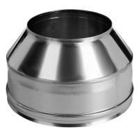 Конус на трубу с изол (НЕРЖ-321/0,5-НЕРЖ-439/0,5) d-115/200 (Дымок-Lux) Конус на трубу с изол (НЕРЖ-321/0,5-НЕРЖ-439/0,5) d-115/200 (Дымок-Lux)