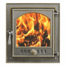 Дверца каминная чугунная 210, бронза (Везувий) Дверца каминная чугунная 210, бронза (Везувий)