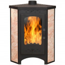 Печь-камин Бавария Угловая, с плитой (ЭкоКамин) до 195 м3 Печь-камин Бавария Угловая, с плитой (ЭкоКамин) до 195 м3