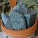 Камень для бани Жадеит колотый средний, м/р Хакасия (коробка), 10 кг