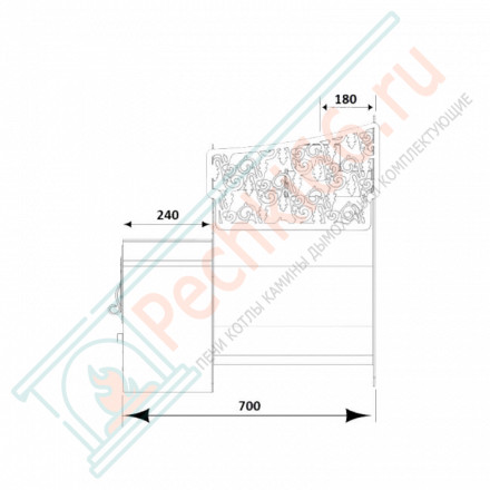 Банная печь Затея Декор (Царь-Печи)