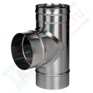 Тройник 90° без изол (НЕРЖ-321/0,5) d-115 (Дымок-Lux) Тройник 90° без изол (НЕРЖ-321/0,5) d-115 (Дымок-Lux)