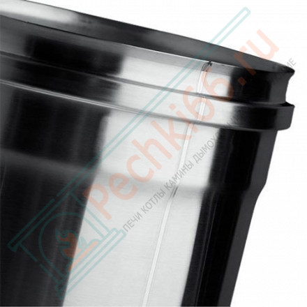 Сэндвич труба для дымохода L=500 (AISI-310S/0,8-AISI-304/0,5) d-120/220 (Craft HT)