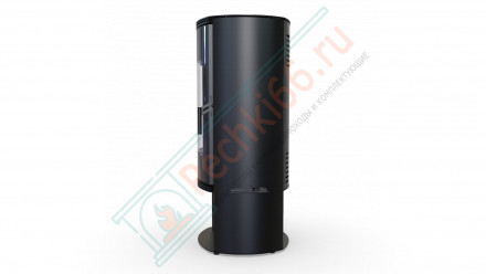 Печь-камин Orbis Log, серая сталь (Defro-Home) 9кВт