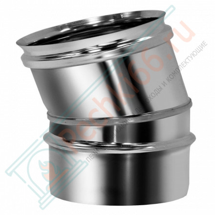 Отвод одностенный 15° (AISI-310S/0,8мм) d-300 (Вулкан)