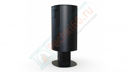 Печь-камин Orbis Top, коричневая сталь (Defro-Home) 9кВт