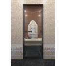 Стеклянная дверь DoorWood «Хамам Прозрачная» в черном профиле 2000х700 (по коробке) Стеклянная дверь DoorWood «Хамам Прозрачная» в черном профиле 2000х700 (по коробке)